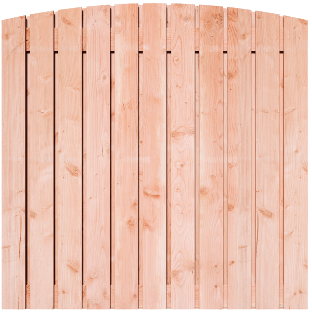 Tuinscherm Douglas 23 planks 180x130 cm BxH | Geschaafd | Verticaal | Toog