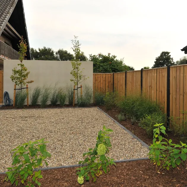 Tuinscherm Grenen 23 planks | Geschaafd | Verticaal | Recht