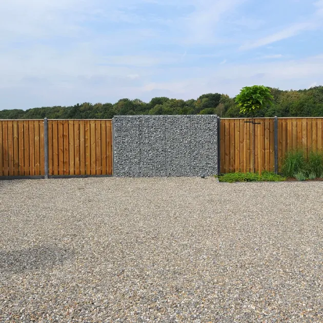 Tuinscherm Grenen 23 planks 90x90 cm BxH | Geschaafd | Verticaal | Recht