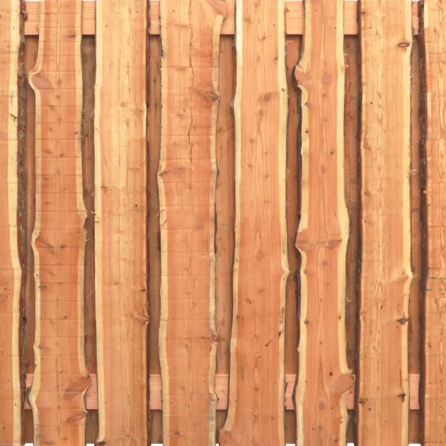Tuinscherm Douglas Schaaldelen 180x180 cm BxH | Schaaldelen | Verticaal | Recht