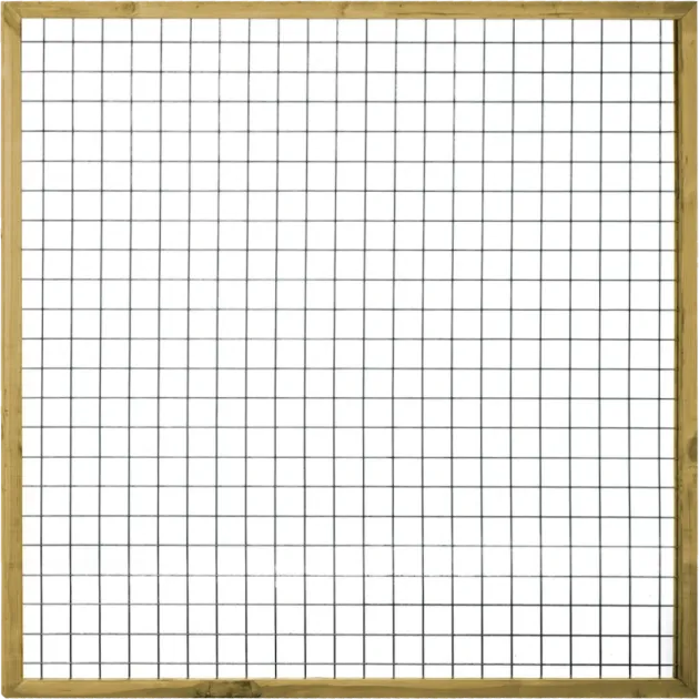 Grenen Gaastrellis | 180x180cm | Maas 7,5x7,5 cm