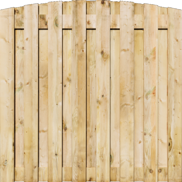 Tuinscherm Grenen 17 planks 220x150 cm BxH | Geschaafd | Verticaal | Toog