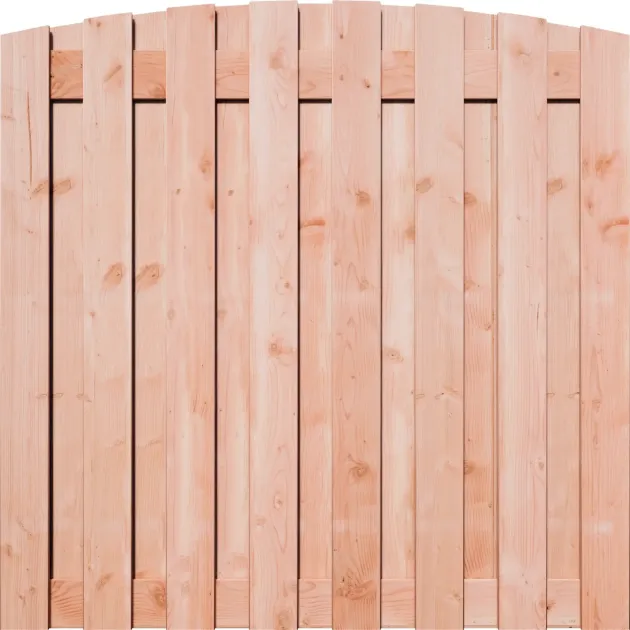 Tuinscherm Douglas 17 planks 180x180 cm BxH | Geschaafd | Verticaal | Toog