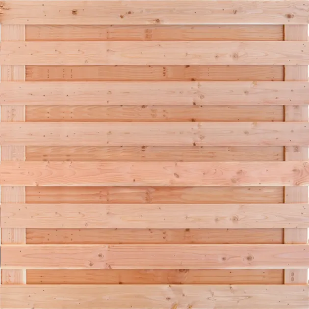 Tuinscherm Douglas 17 planks | Geschaafd | Horizontaal