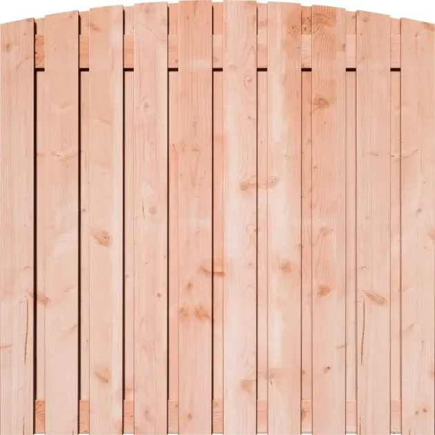 Tuinscherm Douglas 21 planks 180x180 cm BxH | Geschaafd | Verticaal | Toog