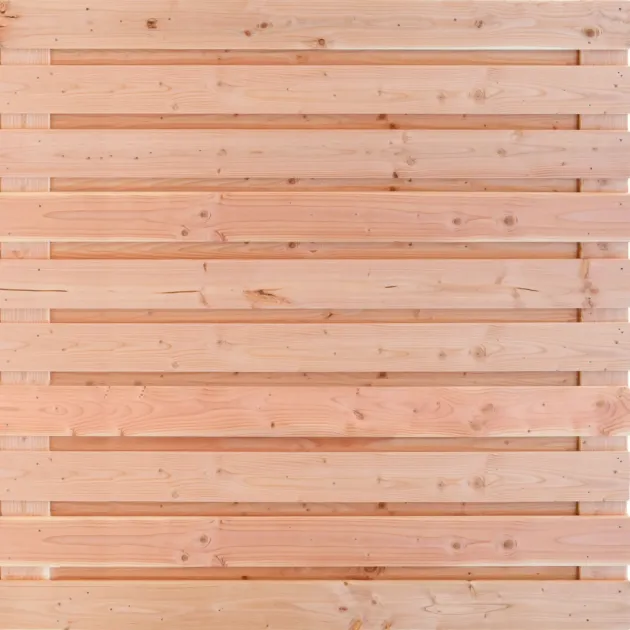 Tuinscherm Douglas 21 planks | Geschaafd | Horizontaal