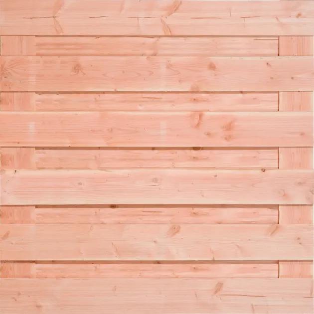 Tuinscherm Douglas XL 13 planks | Fijnbezaagd | Horizontaal