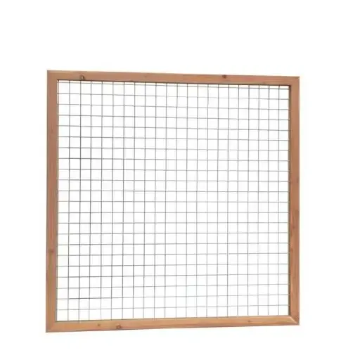 Douglas Gaas Trellis met Betonijzer | 180x180cm | Maas 7,5x7,5 cm