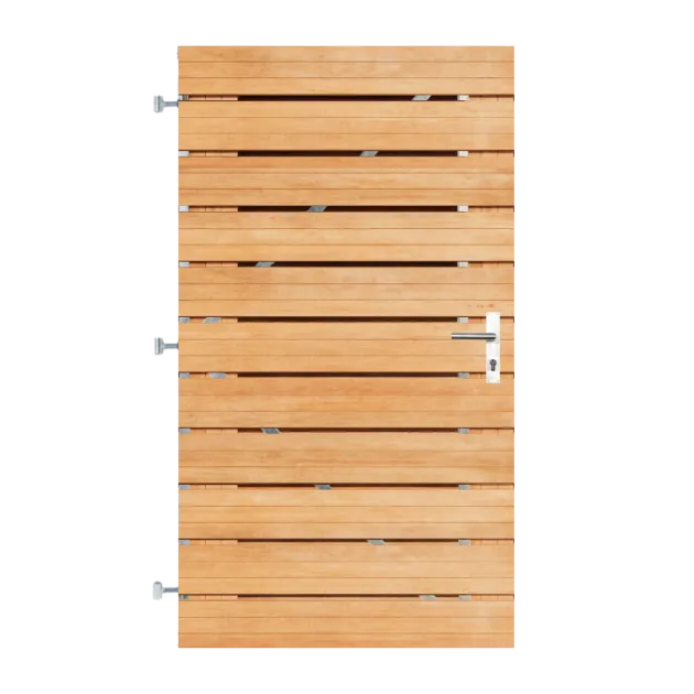 Keruing Horizontale Tuinpoort 100x180 cm | 16x145 mm | 23-planks model