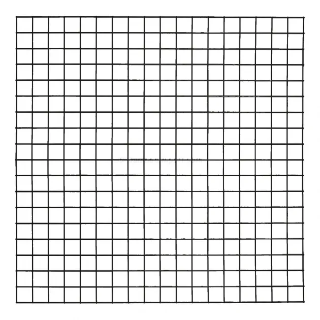 Gaaspaneel | Zwart | 180x180cm | Maas 10x10 cm