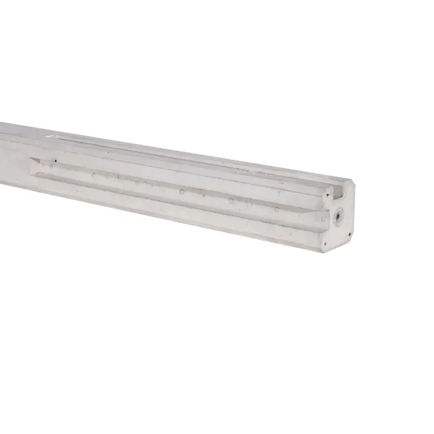 Betonpaal Hoeksponning 108cm Glad Wit11.5x11.5x200cm