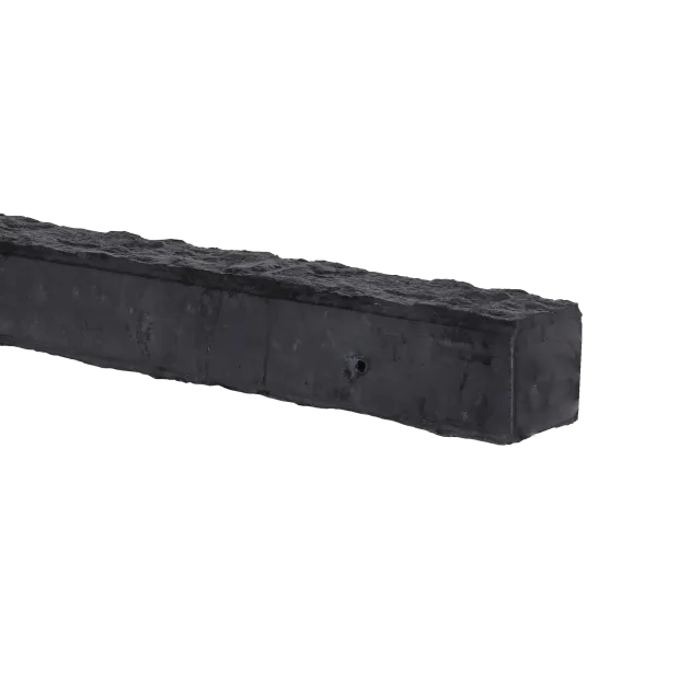 Betonpaal Vlak Granietmotief antraciet 10x10x275cm tussen sponning 74cm