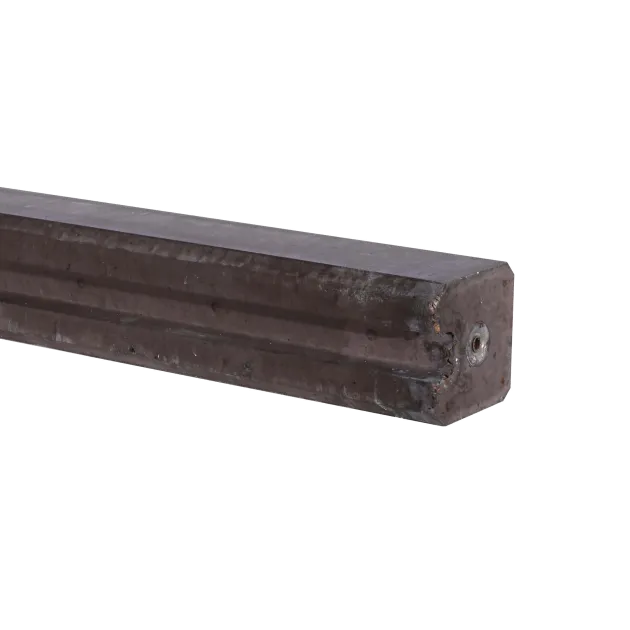 Betonschuttingpaal Bruin 13x13x365cm eindsp. 288cm