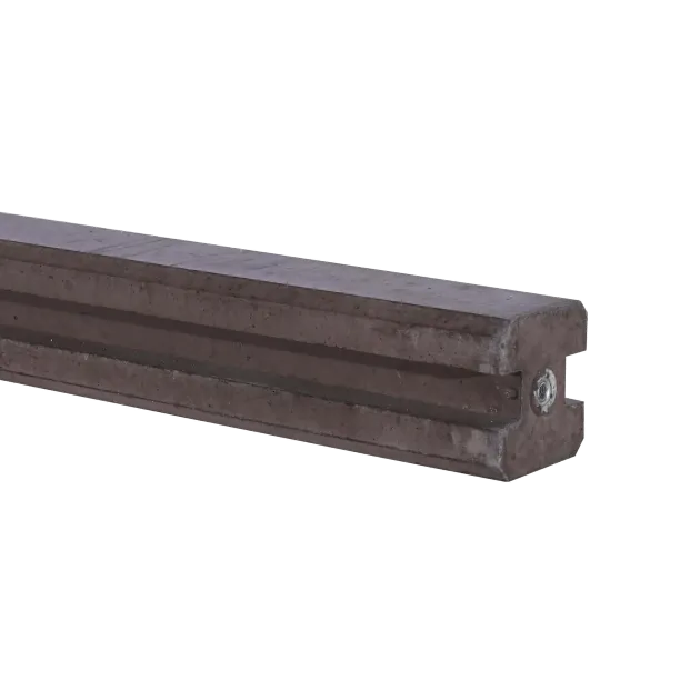 Betonschuttingpaal Bruin 13x13x365cm tussensp. 288cm