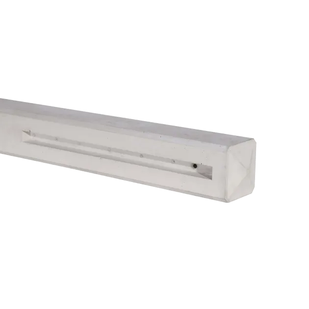 Hoekpaal beton Hugo Wit 120x13x13cm