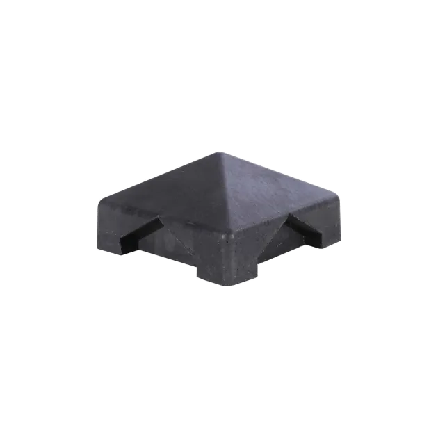 Paalmutst beton t.b.v. hoek paal antraciet 11.5x11.5cm