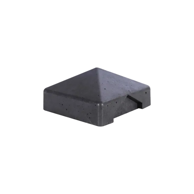 Paalmutst beton t.b.v. eindpaal antraciet 11.5x11.5cm