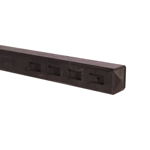 Paal t.b.v. tuinhek Bruin met 13x13x120 cm | sponning