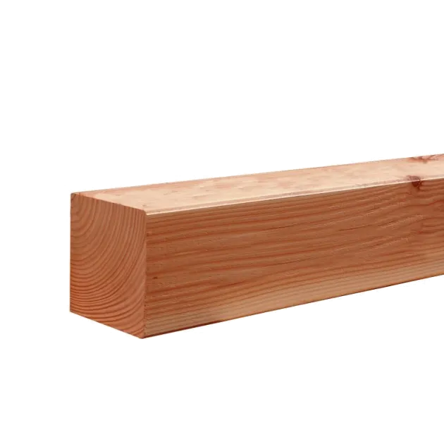 Douglas Tuinpaal 85x85x4000 geschaafd | groen geïmpregneerd