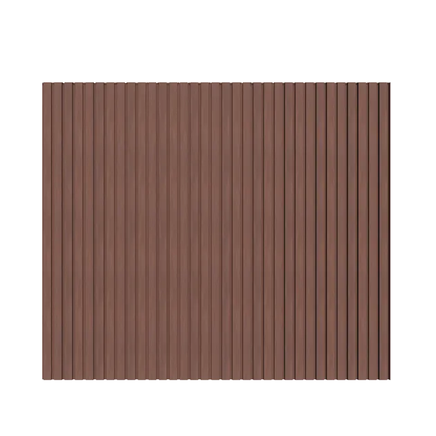 Composiet Rhombus Verticaal - Dark Brown - Enkelzijdig - Tuinwand schutting