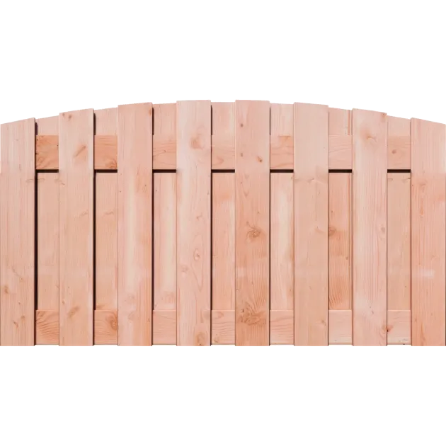 Tuinscherm Douglas 17 planks 90x180 cm BxH | Geschaafd | Verticaal | Toog