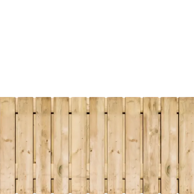 Tuinscherm Grenen 23 planks 90x180 cm BxH | Geschaafd | Verticaal | Recht