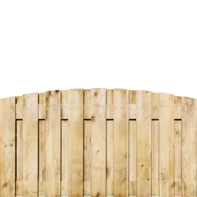 Tuinscherm Grenen 19 planks 90x180 cm BxH | Geschaafd | Verticaal | Toog