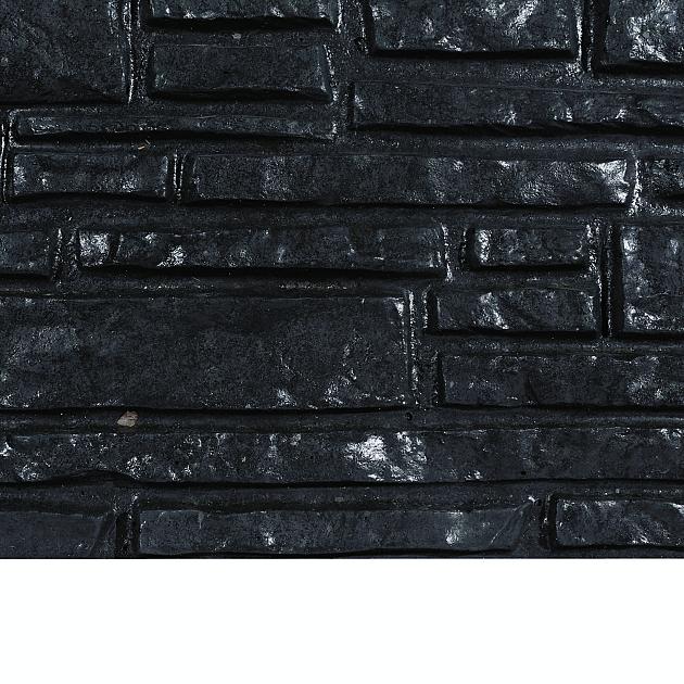 Dubbele Betonplaat Donau motief Antraciet 36cm