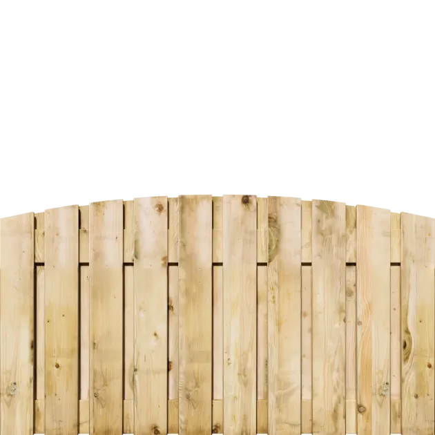 Tuinscherm Grenen 21 planks 90x180 cm BxH | Geschaafd | Verticaal | Toog