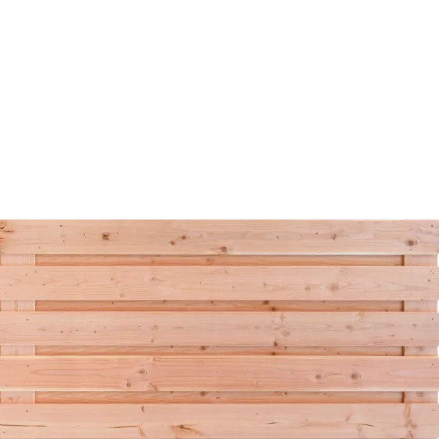 Tuinscherm Horizontaal Douglas 21 planks 90x180 cm BxH | Geschaafd