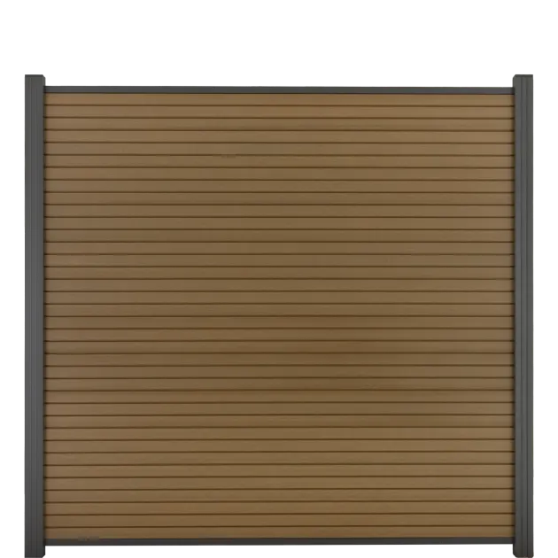 Comfort Composiet Tuinscherm - Rhombus Teak 180x180 cm