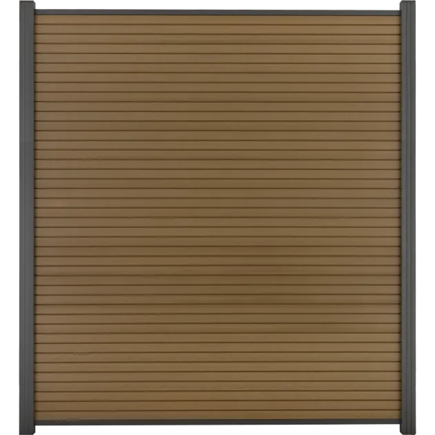 Comfort Composiet Tuinscherm - Rhombus Teak 200x180 cm