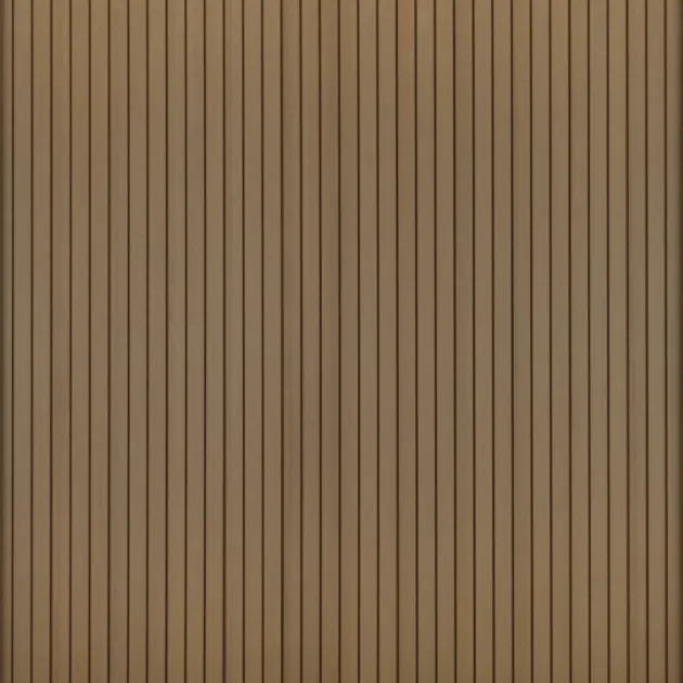 Comfort Composiet Schutting - Rhombus Teak - Verticaal