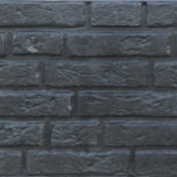 Betonplaat Baksteenmotief dubbelzijdig Antraciet 184x36x4.8cm