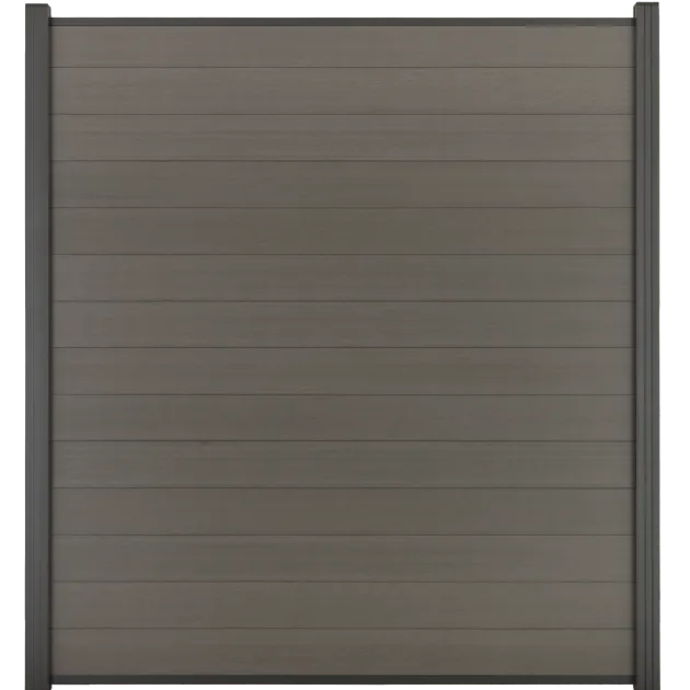 Comfort Composiet Tuinscherm - Dark Grey 200x180 cm