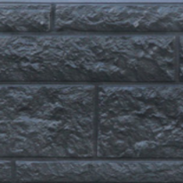 Dubbele Betonplaat Rotsmotief | Antraciet 184x36x4.8cm