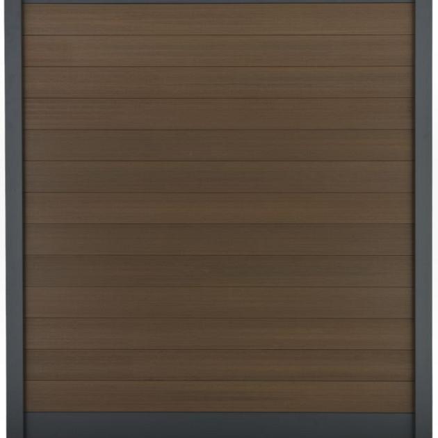 Composiet Premium Tuinscherm - Natural Savanna Brown - Horizontaal