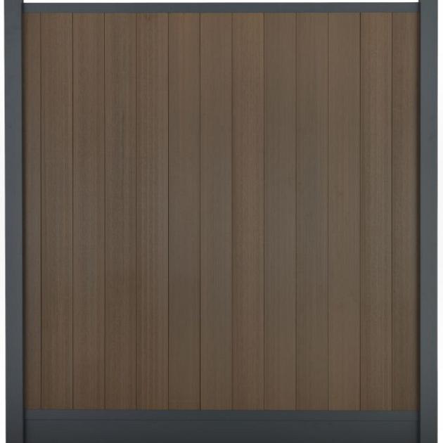 Composiet Premium Tuinscherm - Natural Savanna Brown - Verticaal