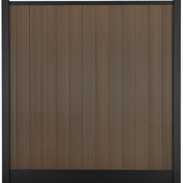 Composiet Premium Tuinscherm - Natural Savanna Brown - Verticaal