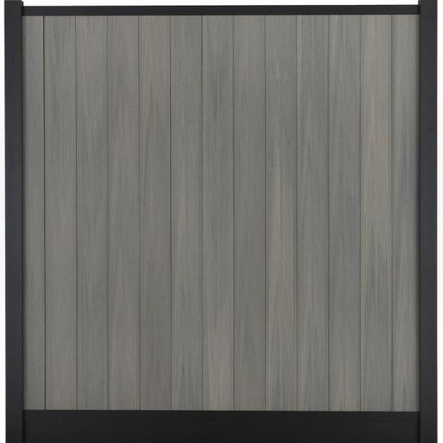 Composiet Premium Tuinscherm - Natural Light Grey - Verticaal