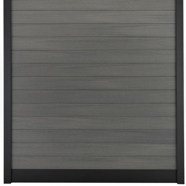 Composiet Premium Tuinscherm - Natural Cloudy Grey - 185cm - Horizontaal