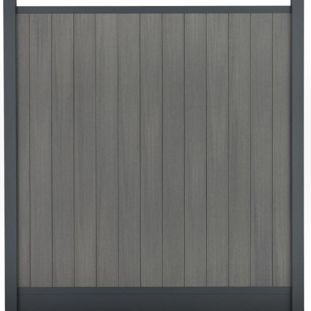 Composiet Premium Tuinscherm - Natural Cloudy Grey - Verticaal