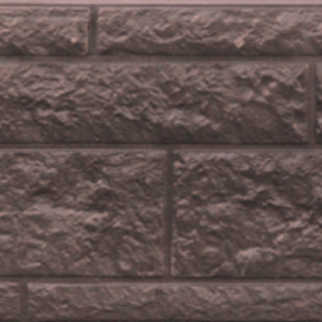 Dubbele Betonplaat Rotsmotief dubbelzijdig Bruin 184x36x4.8cm