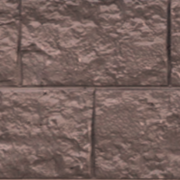 Betonplaat Elbe motief dubbelzijdig Bruin 184x36x4.8cm