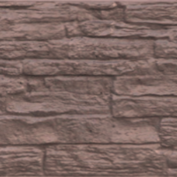 Betonplaat Nostalgie motief dubbelzijdig Bruin 184x36x4.8cm