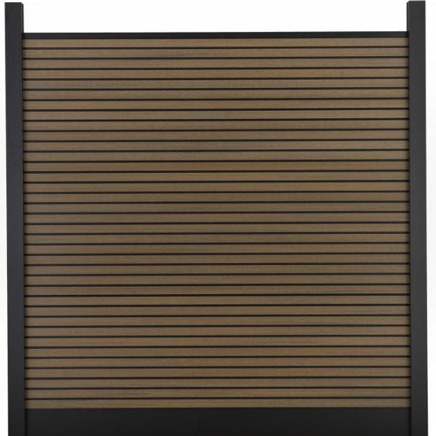 Composiet Premium Tuinscherm - Rhombus Stripe - 185cm - Horizontaal