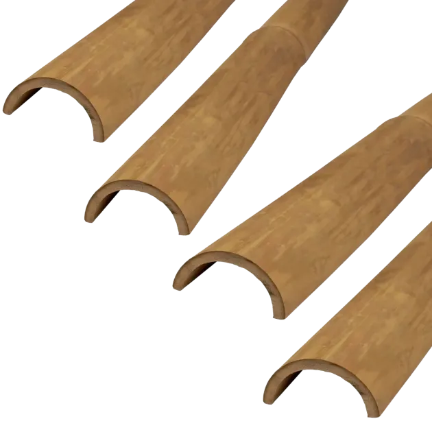 Bamboe Lat | Scherm Set dubbelzijdig | Naturel