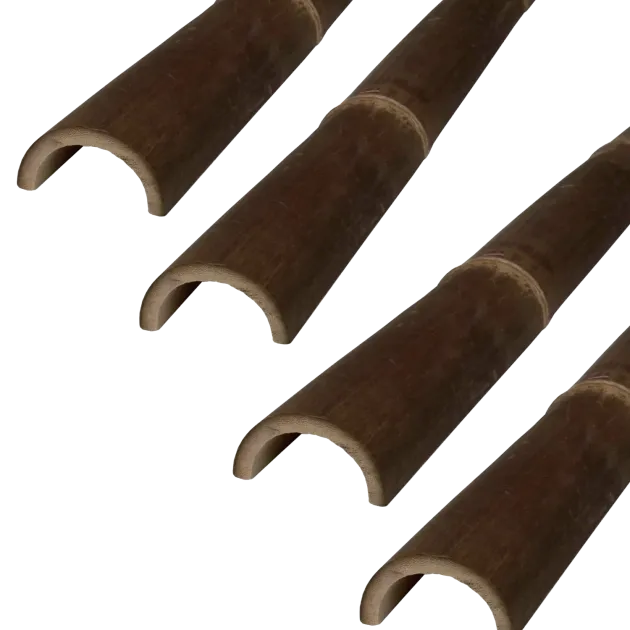 Bamboe Lat | Scherm Set dubbelzijdig | Black