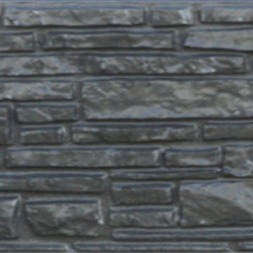 Dubbele Betonplaat Donau motief Antraciet 36cm
