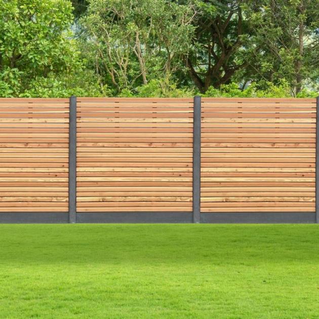 ACTIE Betonpaal Kegelkop | Glad Antraciet 10x10x275cm | Tussenpaal